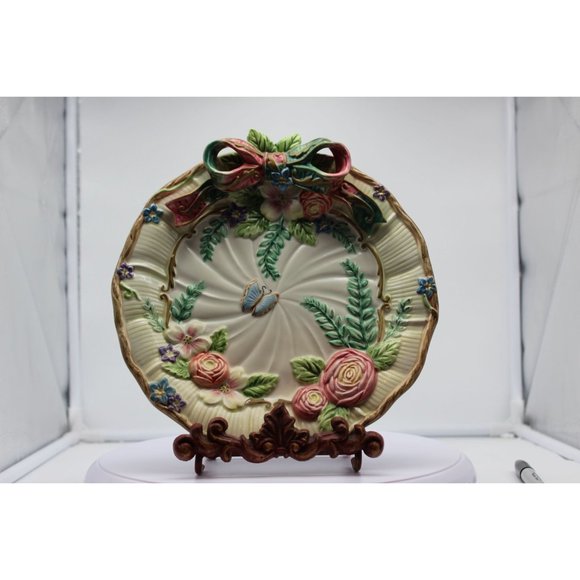 Fitz & Floyd - Classics Woodland Spring Canape Plate 10" - Picture 2 of 3